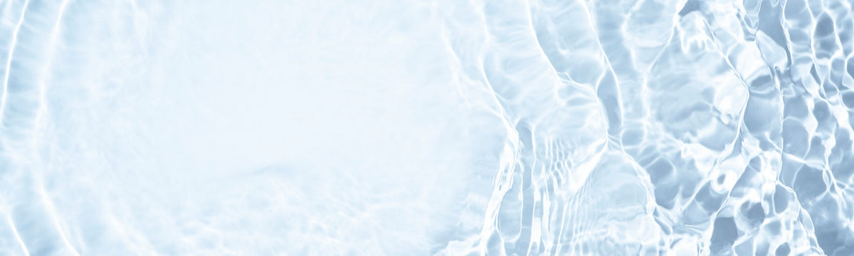 Rippling water illustrating the hyaluronic acid ingredient section