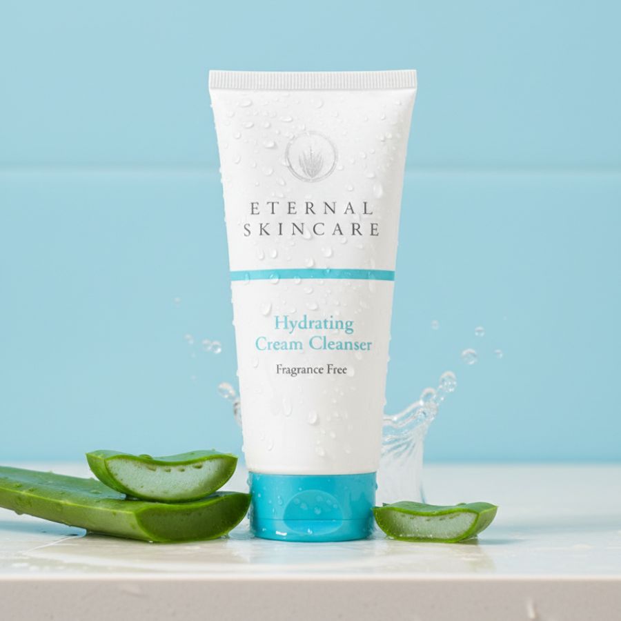 Eternal Skincare Hydrating Cream Cleanser with aloe and water