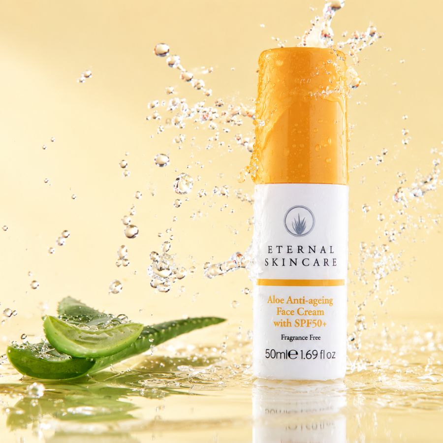 Eternal Skincare Aloe Anti-ageing Face Cream with SPF50+